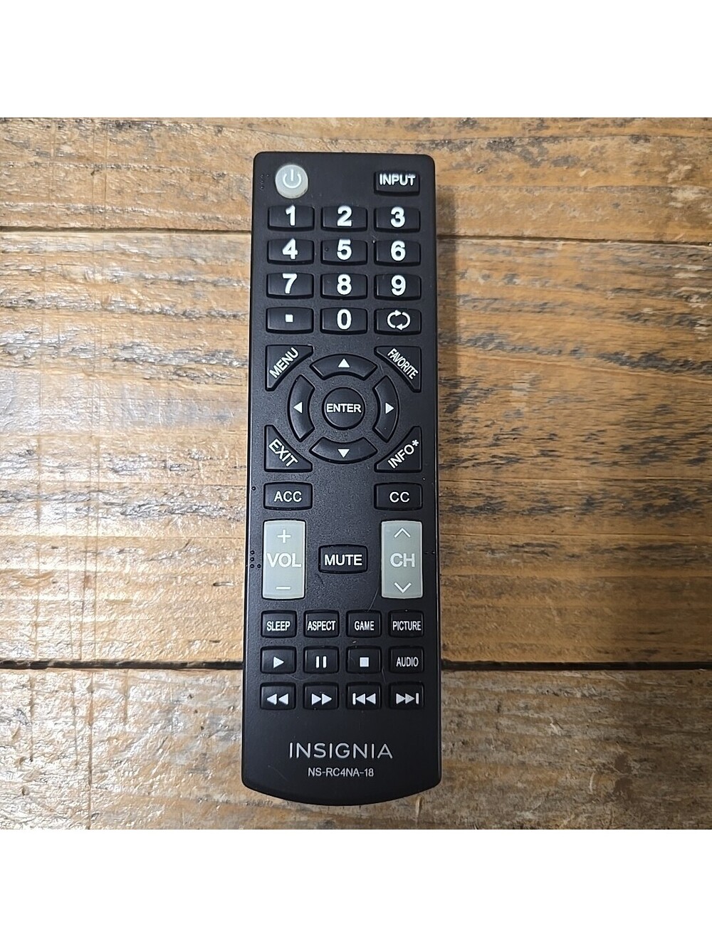 Genuine Oem Insignia NS-RC4NA-18 TV Remote Control